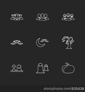 pumpkin , ghost , crecent , bats ,halloween , rip , graveyard , horror , pumpkin , grave , cross , bat , scary , scare , candy , rip , horror , night , spider , icon, vector, design, flat, collection, style, creative, icons