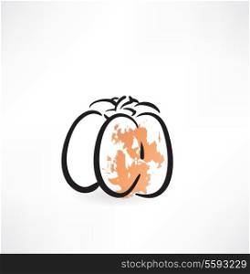 pumpkin grunge icon