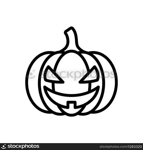 pumpkin - halloween icon vector design template