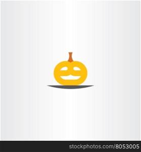 pumpkin head halloween vector logo icon holiday