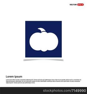 Pumpkin icon - Blue photo Frame