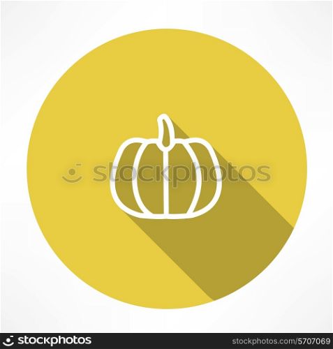 Pumpkin Icon. Flat modern style vector illustration