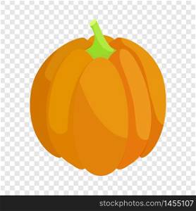 Pumpkin icon in cartoon style isolated on background for any web design. Pumpkin icon, cartoon style