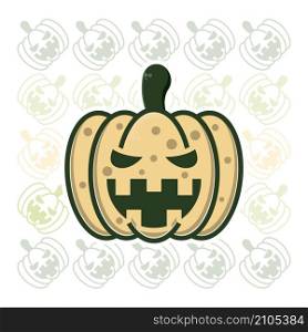Pumpkin icon logo design vector templates on white background
