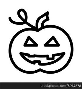 pumpkin, icon on isolated background