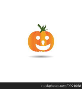 pumpkin icon vector illustration design, Autumn halloween pumpkin