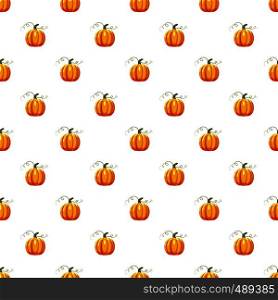 Pumpkin pattern seamless repeat in cartoon style vector illustration. Pumpkin pattern seamless