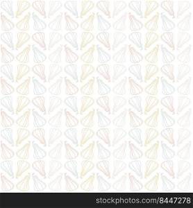 Pumpkins line art seamless geometric pattern. Simple autumn pattern for fabric or fall background