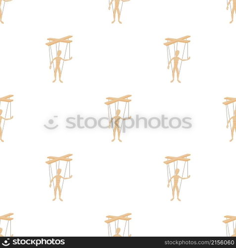 Puppet pattern seamless background texture repeat wallpaper geometric vector. Puppet pattern seamless vector