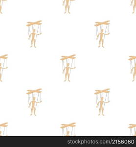 Puppet pattern seamless background texture repeat wallpaper geometric vector. Puppet pattern seamless vector
