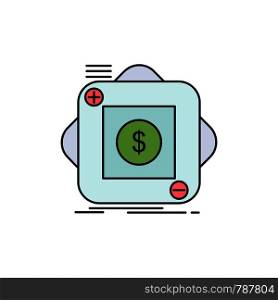 purchase, store, app, application, mobile Flat Color Icon Vector