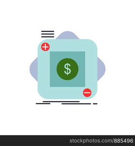 purchase, store, app, application, mobile Flat Color Icon Vector