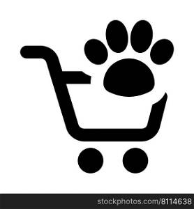 Purchasing animal supplies in a pet store.. Purchasing animal supplies in a pet store
