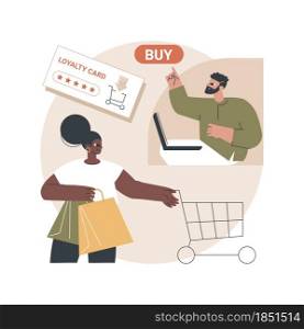 Purchasing habits abstract concept vector illustration. Generate consumer habit, marketing research, millennial purchasing preference, shopping, habitual buying behavior abstract metaphor.. Purchasing habits abstract concept vector illustration.