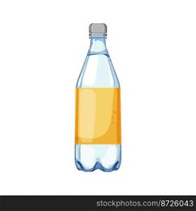 pure mineral water bottle cartoon. pure mineral water bottle sign. isolated symbol vector illustration. pure mineral water bottle cartoon vector illustration