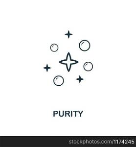 Purity icon. Premium style design from hygiene collection. Pixel perfect purity icon for web design, apps, software, printing usage.. Purity icon. Premium style design from hygiene icons collection. Pixel perfect Purity icon for web design, apps, software, print usage