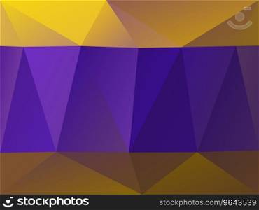 Purple and gold geometric Royalty Free Vector Image