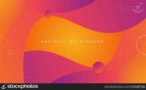 Purple and yellow gradient geometric shapes background