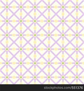 Purple asterisk or crossed line and circle and triangle seamless pattern. Abstract and classic pattern style for design