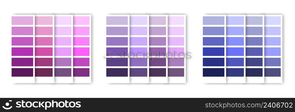 Purple blue palettes in vintage style on colorful background. Vector illustration. stock image. EPS 10. . Purple blue palettes in vintage style on colorful background. Vector illustration. stock image.