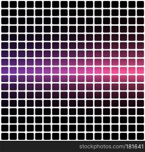 Purple blue pink vector abstract rounded corners tiles mosaic over white background square 