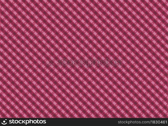 Purple Diagonal Pattern with Small Circles