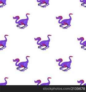 Purple dinosaur pattern seamless background texture repeat wallpaper geometric vector. Purple dinosaur pattern seamless vector