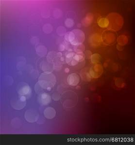Purple Festive Christmas background. Elegant abstract background with bokeh defocused lights. plus EPS10 vector file