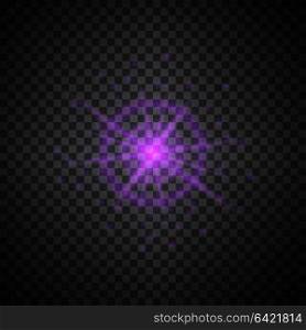 purple glowing light glitter