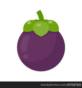 purple mangosteen sweet tropical fruit