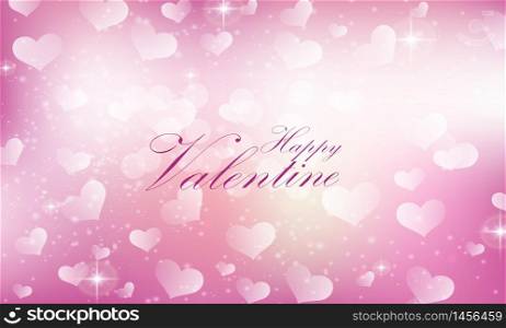Purple Valentine heart background.vector