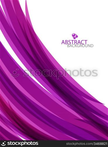 Purple wave template