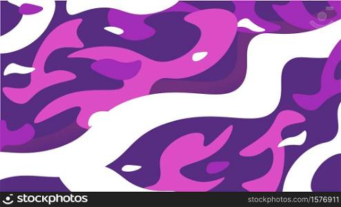 Purple waves background. Abstract pink watercolor on sea surface textured ocean fluid travel and powerful vector flow design decoration natural pool surface illustration.. Purple waves background. Abstract pink watercolor on sea surface textured ocean.