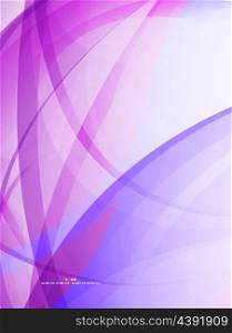 Purple wavy lines design template