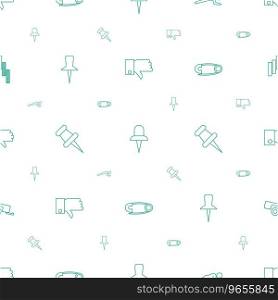 Push icons pattern seamless white background Vector Image