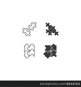 Puzzle icon vector design illustration