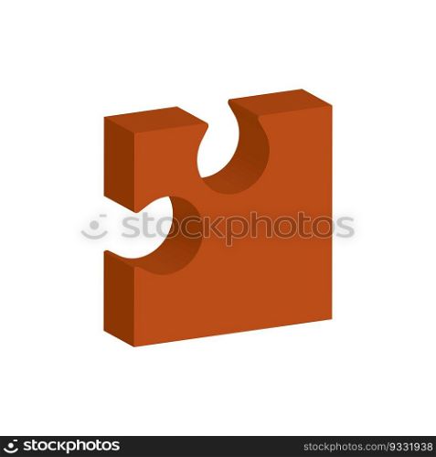 Puzzle icon vector illustration abstract design