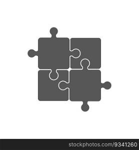 Puzzle icon. Vector illustration. Stock picture. EPS 10.. Puzzle icon. Vector illustration. Stock picture.