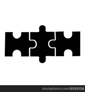 Puzzle icon vector illustration symbol design