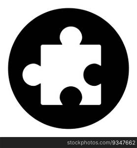 puzzle icon vector template illustration logo design