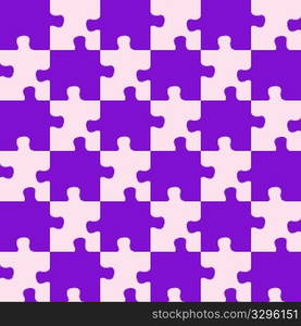 puzzle mixed purple colors, abstract seamless pattern; art illustration