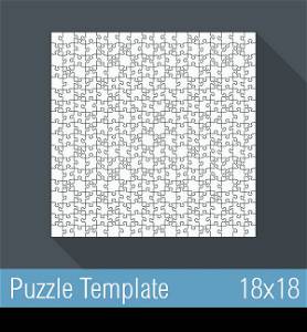 Puzzle Template 18x18