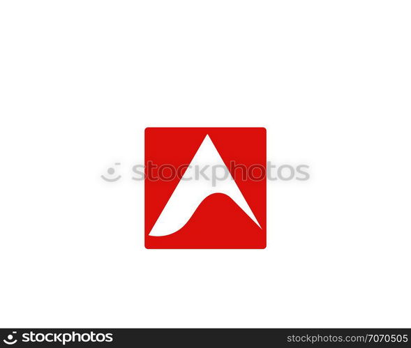 pyramid logo and symbol Business abstract design template