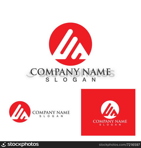 pyramid logo and symbol icon vector