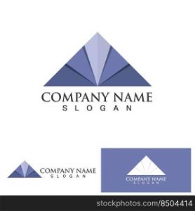 Pyramid Logo and symbol vector element 