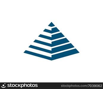 Pyramid Logo Template. Pyramid Logo Template vector ilustration