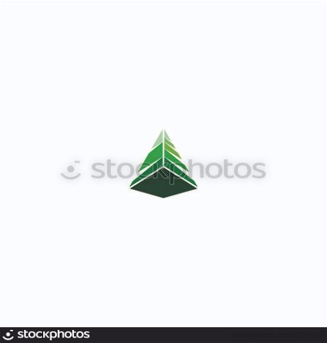 Pyramid Logo Template vector ilustration
