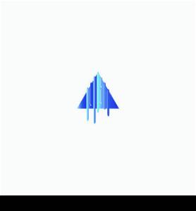 Pyramid Logo Template vector ilustration