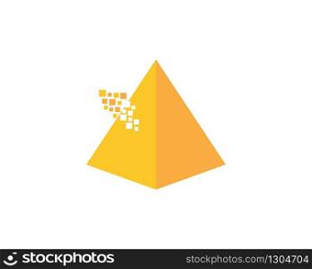 Pyramid logo vector template