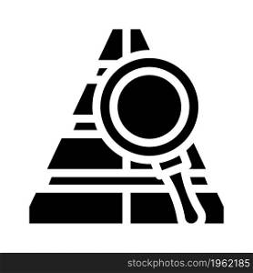 pyramid of needs glyph icon vector. pyramid of needs sign. isolated contour symbol black illustration. pyramid of needs glyph icon vector illustration